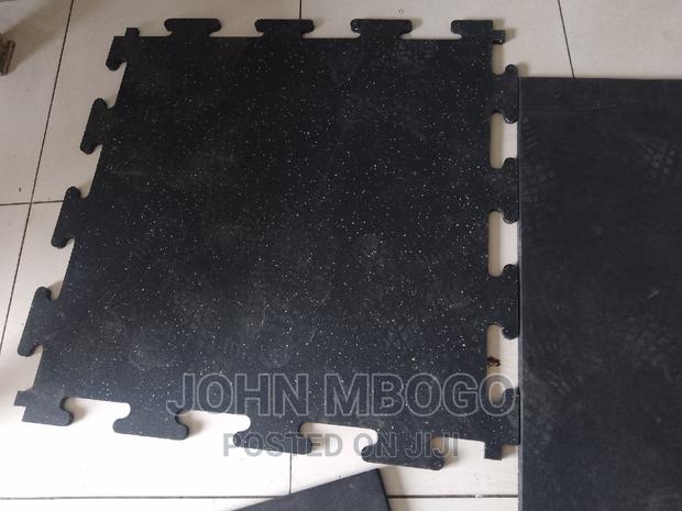Interlocking Gym Rubber Mat., - thumbnail 2