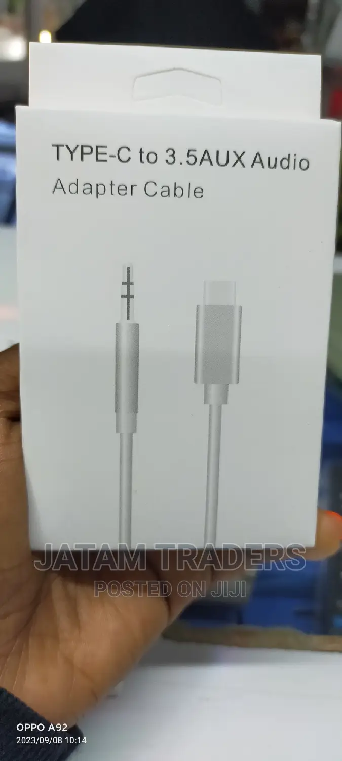 Type C to 3.5 AUX Adapter Cable