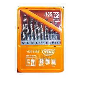 YDS HSS Twist Drill Bit Set 1-10mm Tool Metal/ Alu/ Wood Dri