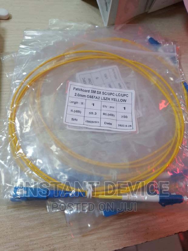 Optical Fiber Patchcord Sc/Upc-Sc/Upc Simplex 1meter - thumbnail 2