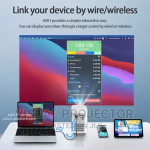 Aun A001 Android Projector