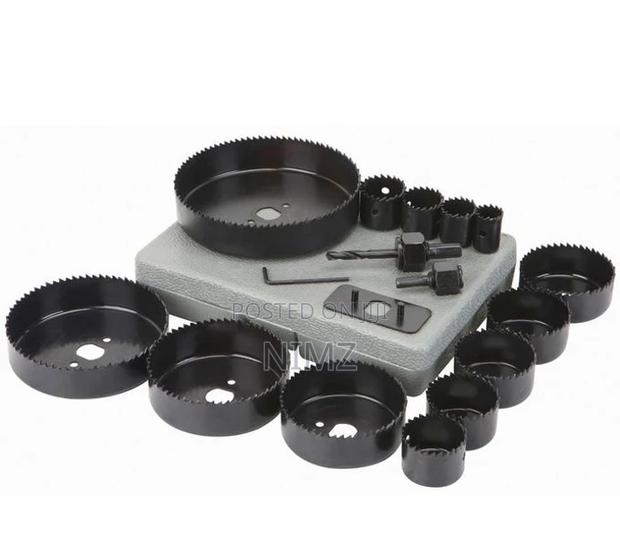 YDS Hole Saw Set - 16 Pc Hole Saw Kit- 3/4" - 5" - Includes - main view