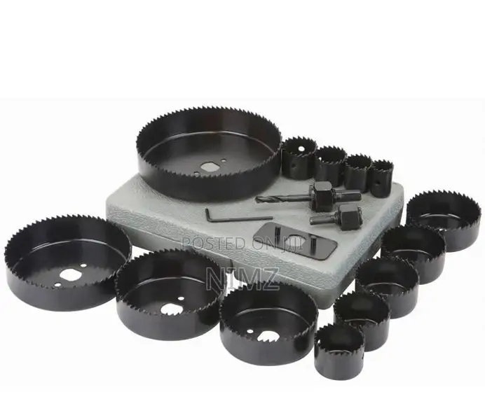 YDS Hole Saw Set - 16 Pc Hole Saw Kit- 3/4" - 5" - Includes