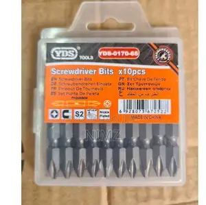 YDS 10pcs Phillips Head Screwdriver Set Antislip MDF / GYPSU