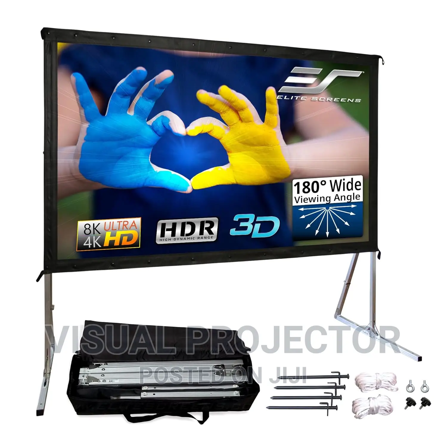 SCREEN PRO Outdoor Portable Fast Folding Projector Screen