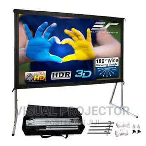 SCREEN PRO Outdoor Portable Fast Folding Projector Screen