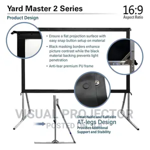 SCREEN PRO Outdoor Portable Fast Folding Projector Screen