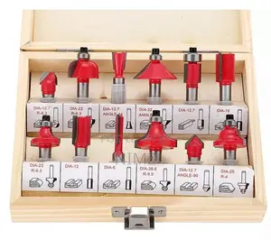YDS 12pcs 8mm Carbide Router Bits for Wood Cutting