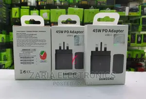 45wats Samsung Power Charger Adapter With Type C Cable