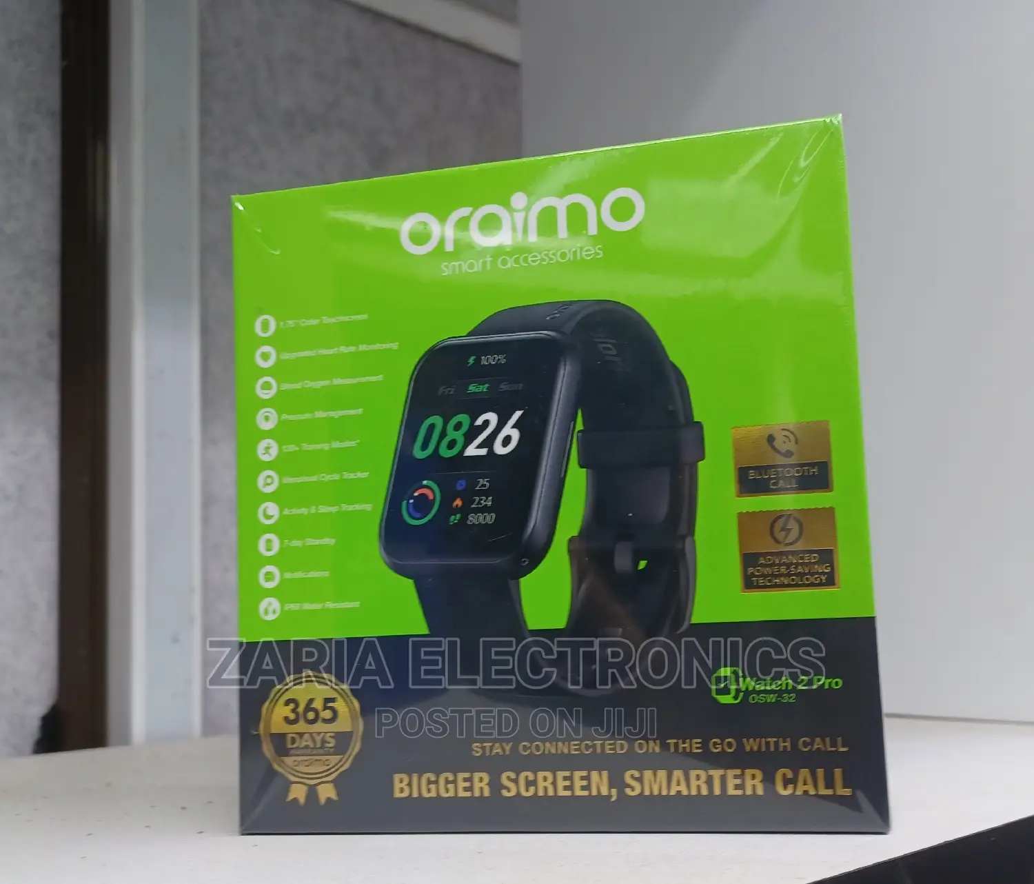 Oraimo Smart Watch,Osw-30 Hd,Bluetooth Calling