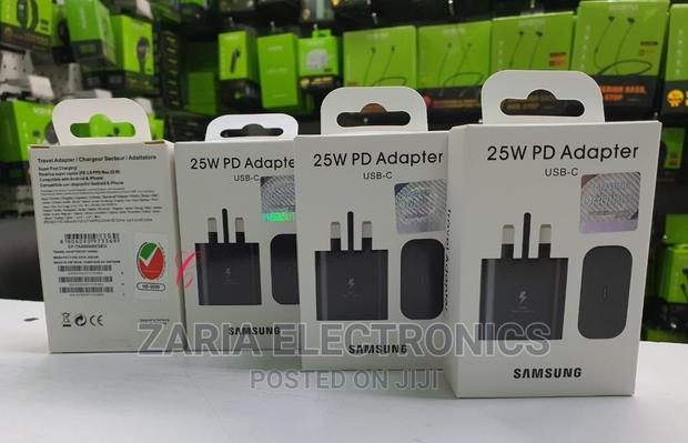 25watts Samsung Power Adapter With Type C Cable - main view
