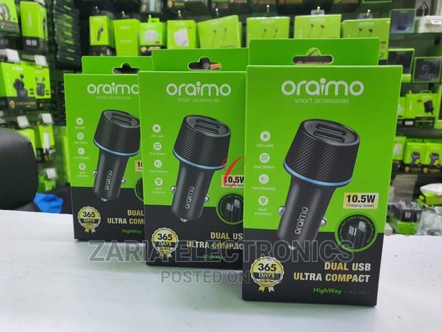 Oraimo Dual Usb Car Charger 10.5watts