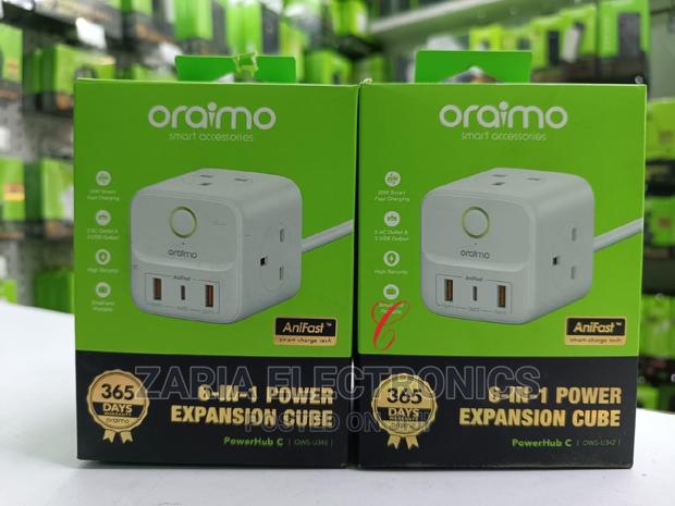Oraimo Powerhub Extension Cube 6in 1 - main view