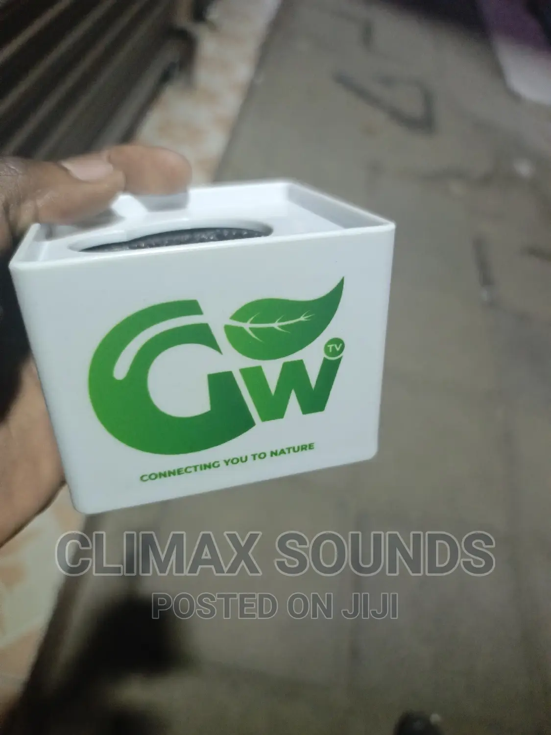 Green Microphone Flag