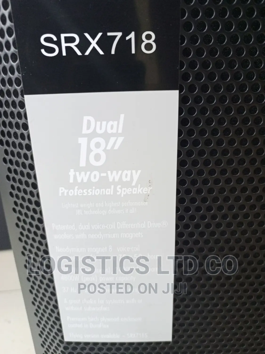 JBL SRX 718 - 18 Inch Bass Speaker