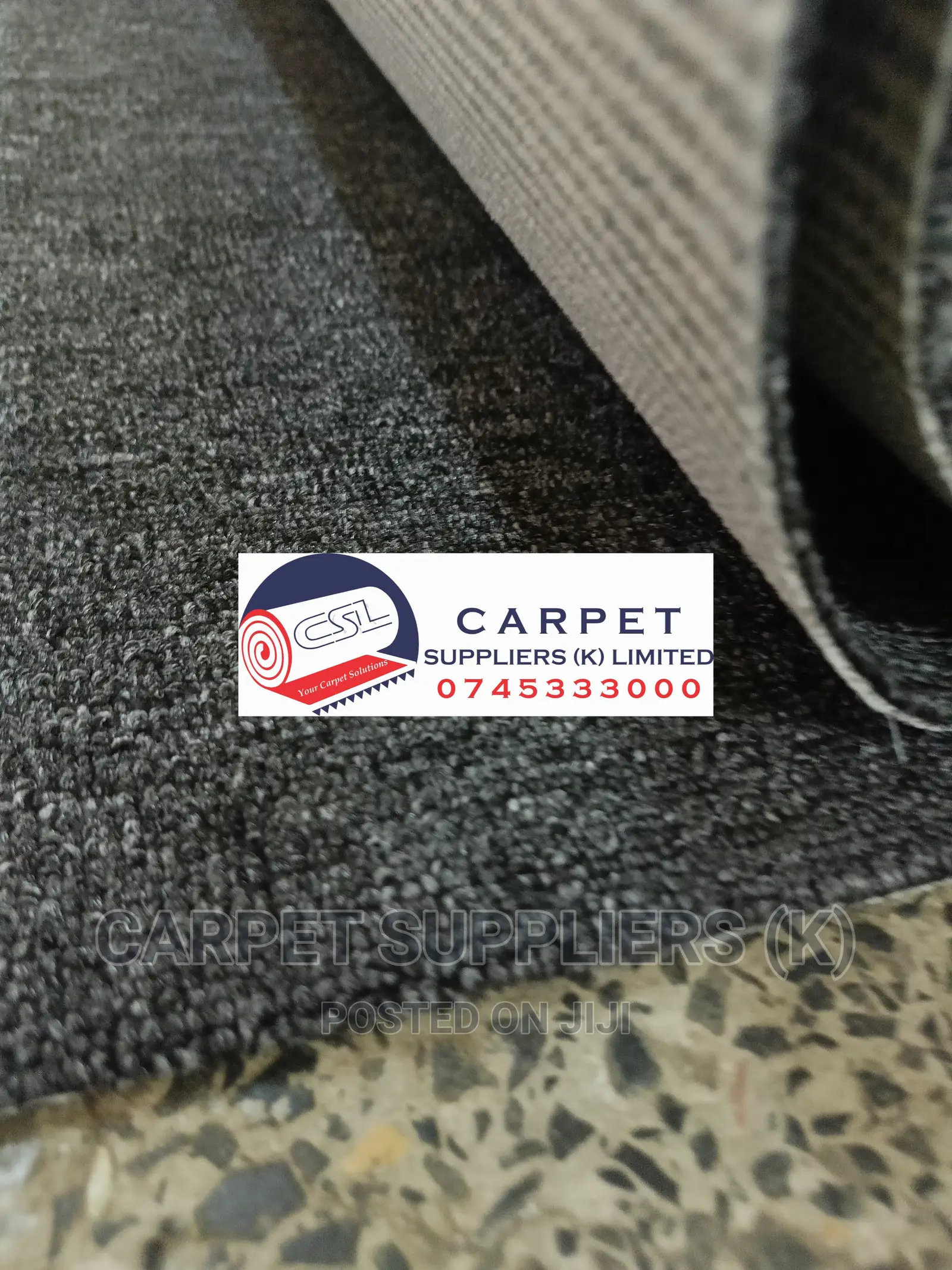 Grey Wall to Wall Carpet