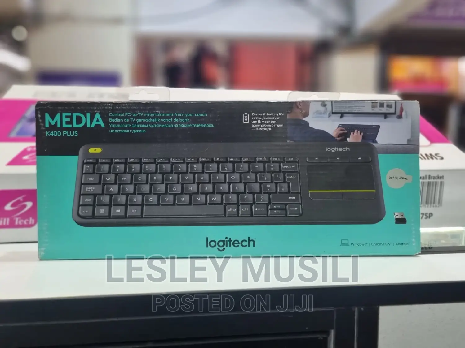 Logitech Wireless Touch Keyboard Plus – Black