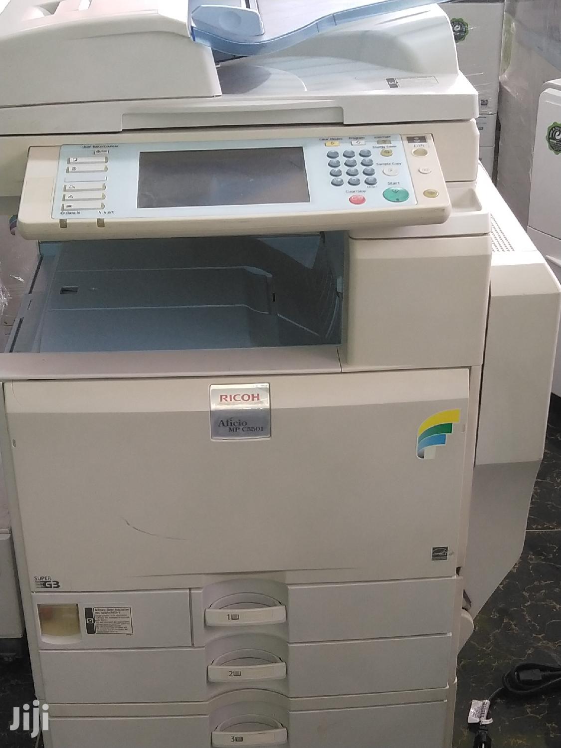 Effective Coloured Ricoh Aficio Mp C 5501 Photocopier Machine