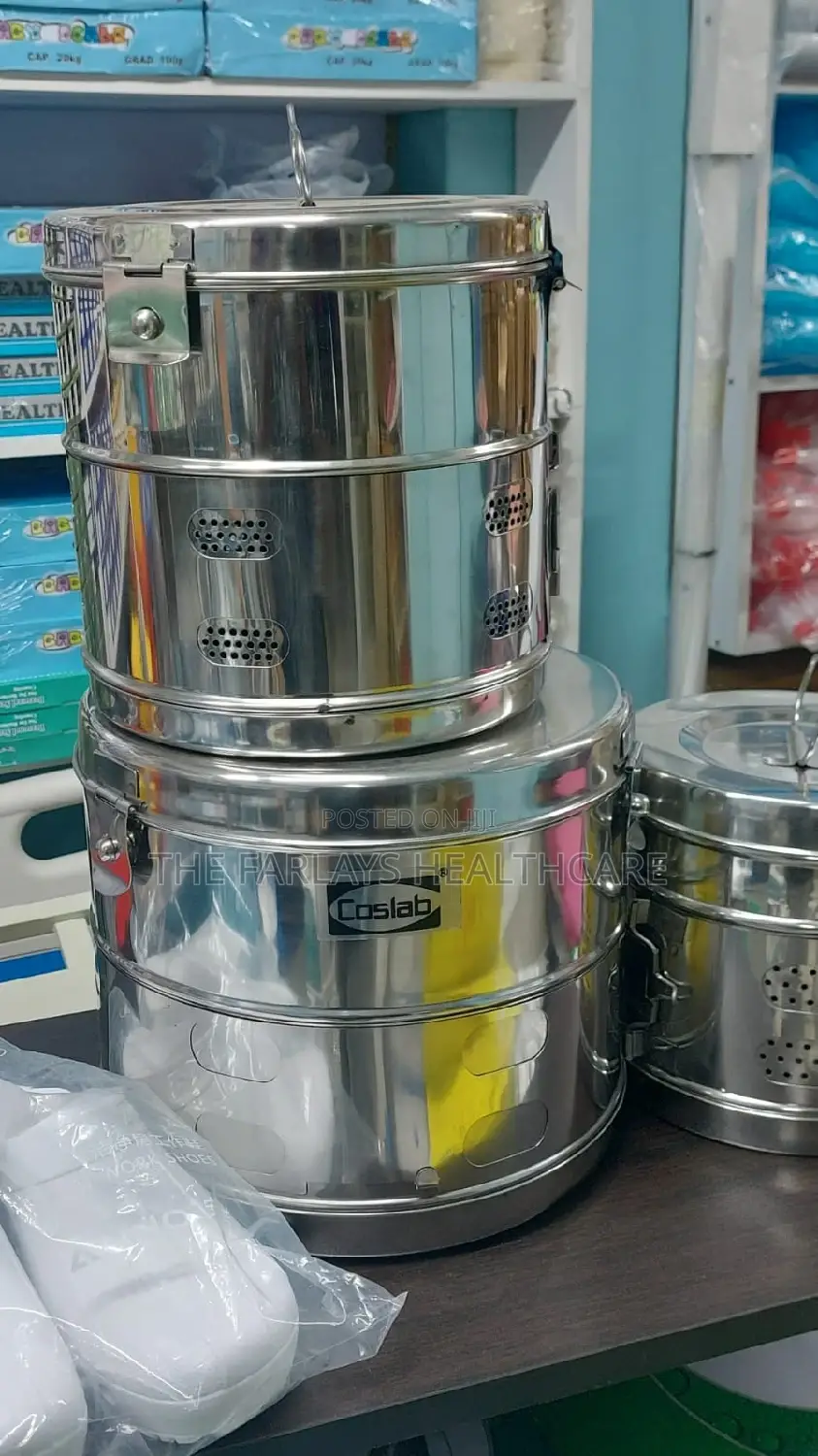 Sterilizing Drums.