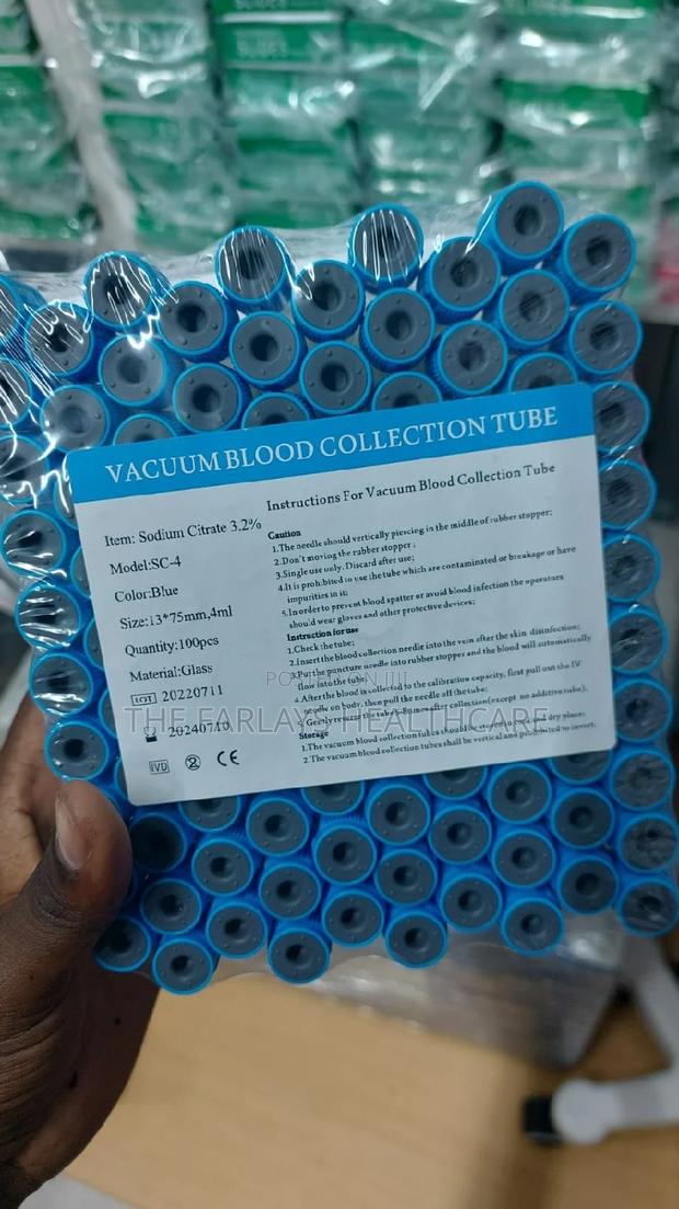 Vacutainers / Blue Tops. - main view