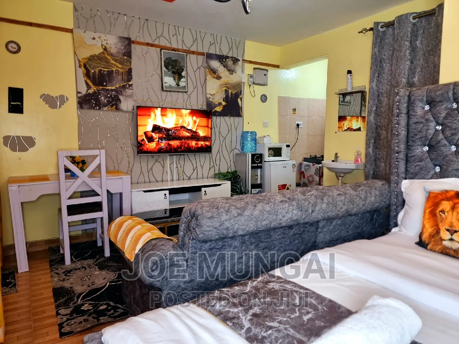 Classy Airbnb Studio Available at Roysambu Next to TRM Mall.