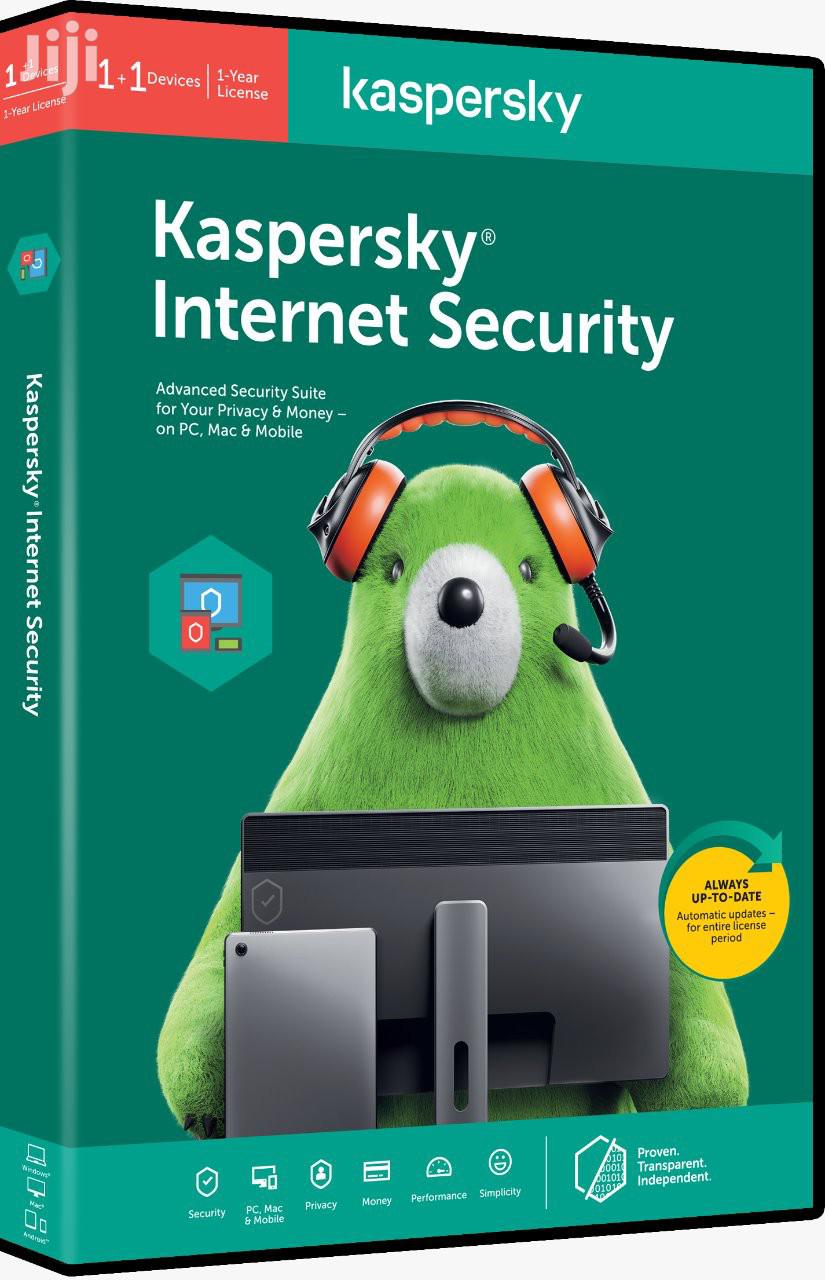 Kaspersky Internet Security 1 + 1 Devices 1 Year License