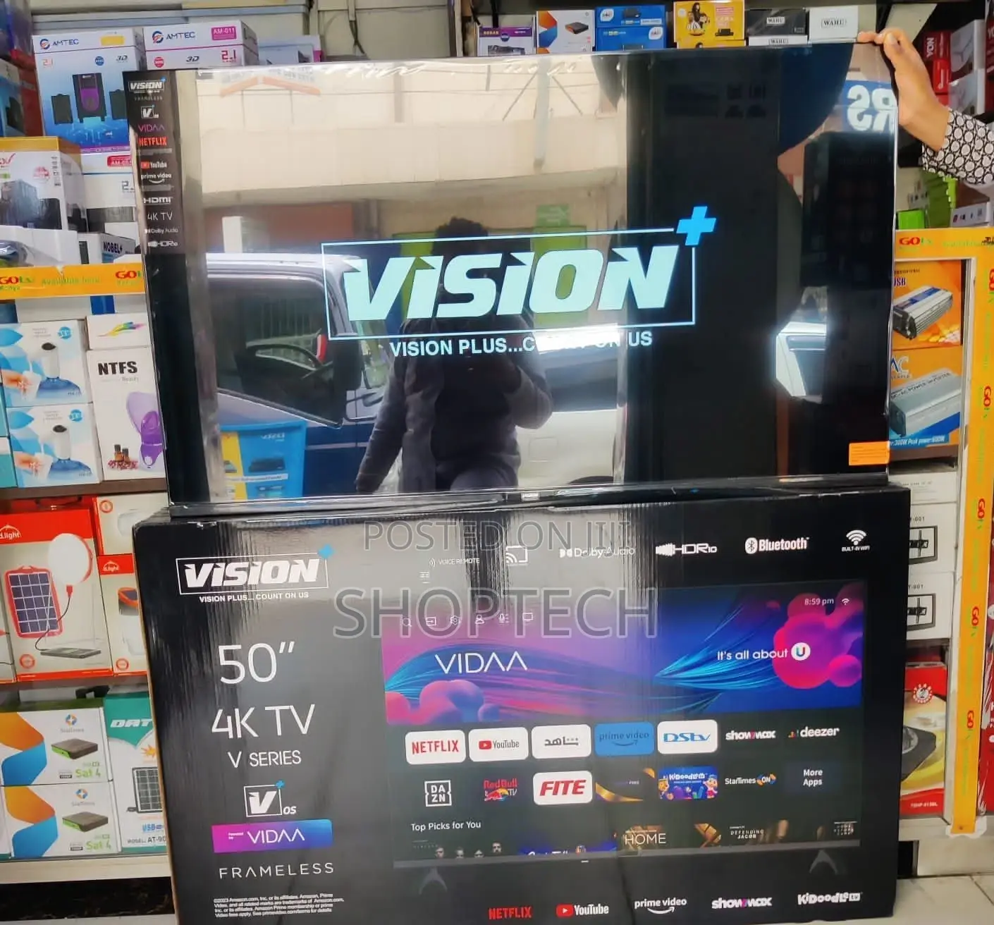 Vision 50 Android Tv Frameless With Bluetooth