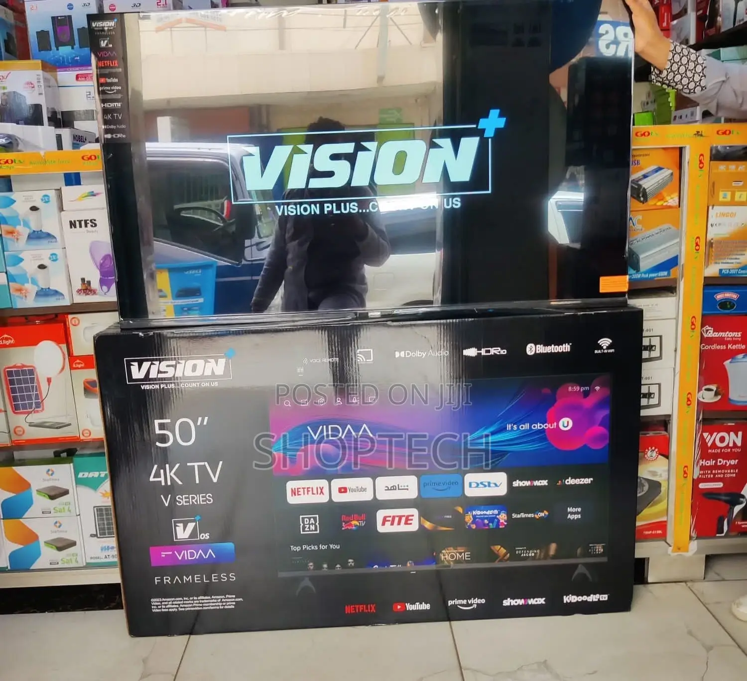 Vision 50 Android Tv Frameless With Bluetooth