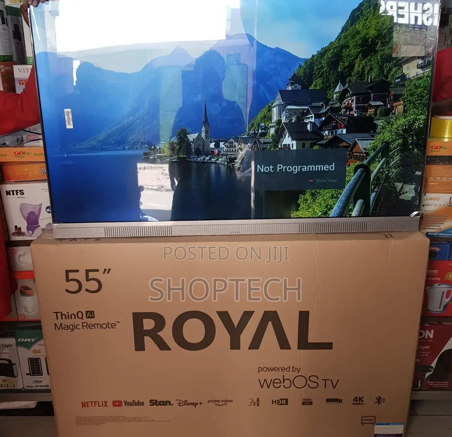 *Royal 55" Smart Webos With Attached Soundbar