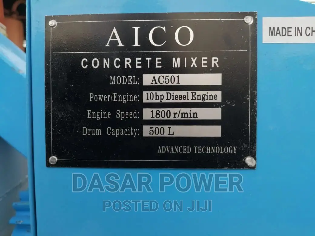 Ac501 Aico Concrete Mixer
