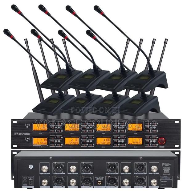 Gooseneck 8 Channel Conference Wireless Microphones - main view