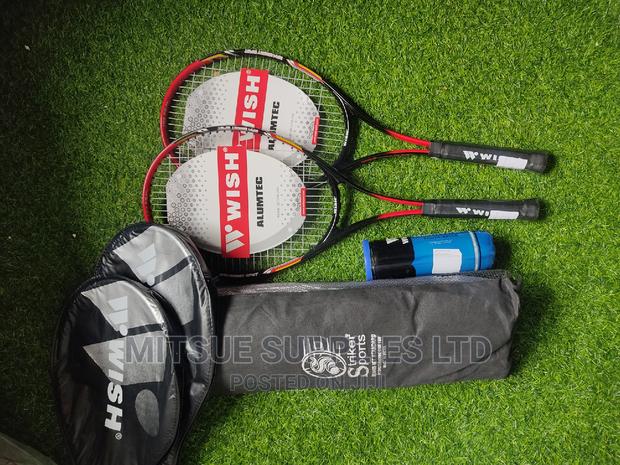 A Complete Tennis Combo ( Tennis Net+Tennis Balls+ 2rackets)