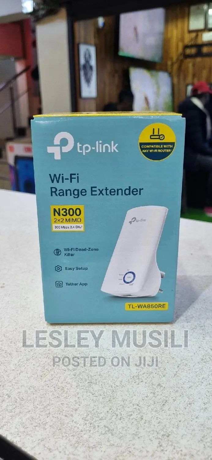 TP-LINK TL-WA850RE – 300mbps Wi-Fi Range Extender – UK PLUG