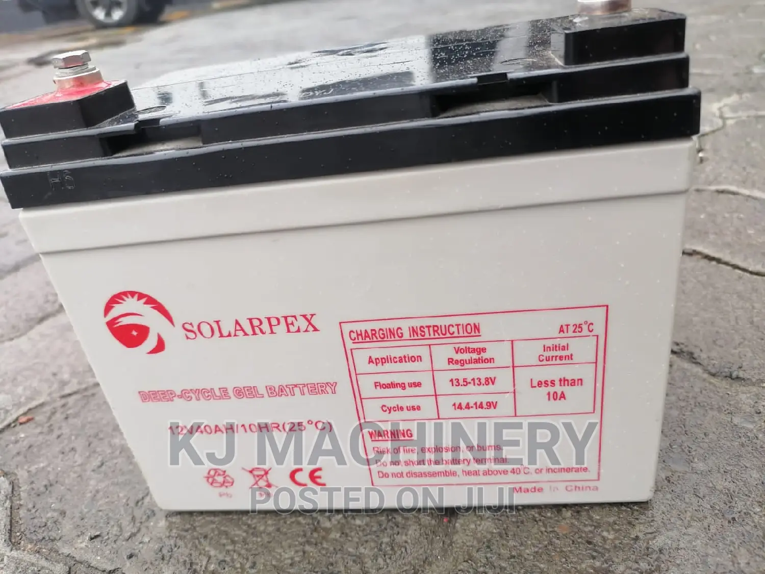 Deep Cycle Gel Battery-12v/40ah/10hr