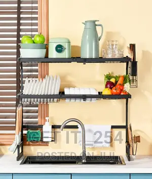 85cm Double Layer Over the Sink Dish Rack