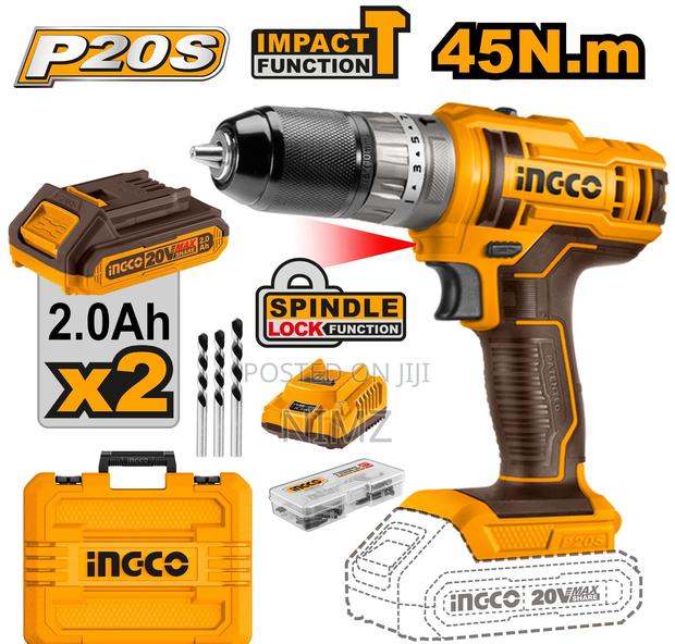 INGCO CIDLI201452 Lithium-Ion Impact Drill 20V