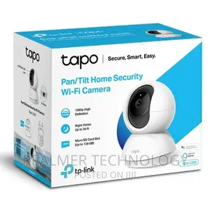 Tp-Link Pan/Tilt Home Security Wi-Fi Camera - TL-TAPO