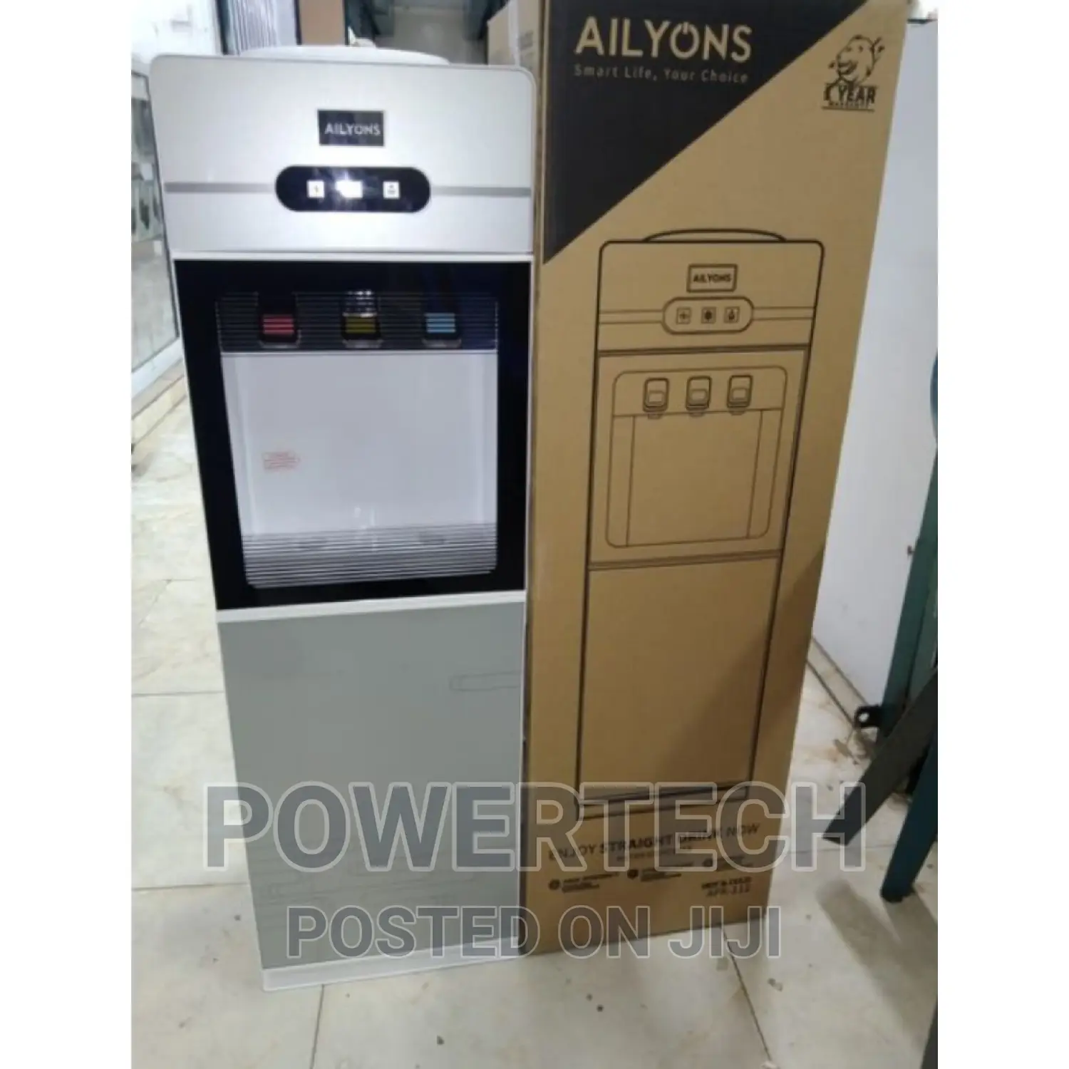Alyons Three Tap Dispenser Hot, Cold and Normal