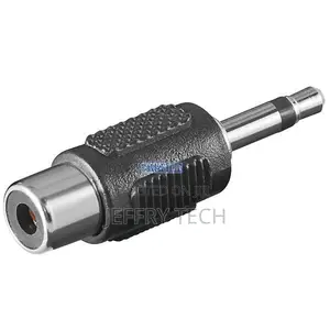 3.5mm MONO Mini Jack Plug to RCA Phono Female Socket Audio C
