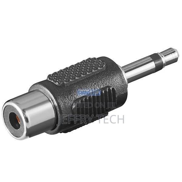 3.5mm MONO Mini Jack Plug to RCA Phono Female Socket Audio C