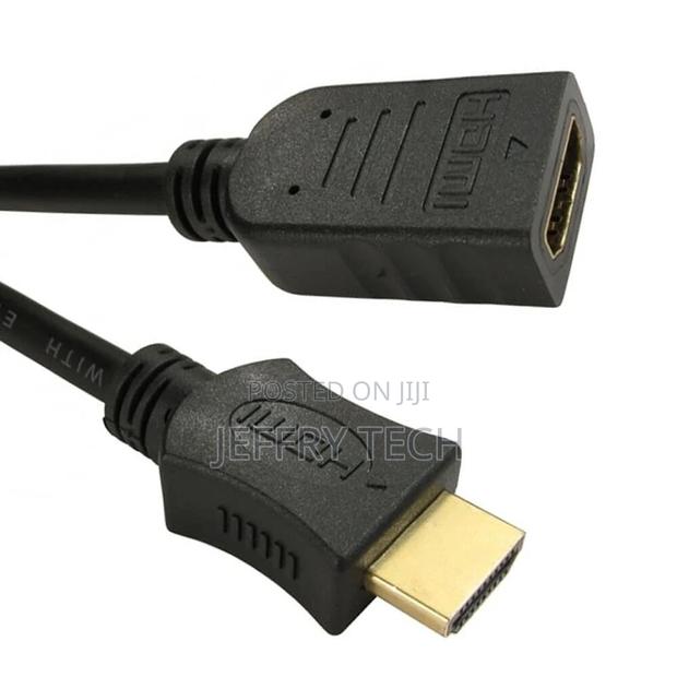 Picture 1 of 2 3m Black HDMI Extension Cable Male to Femal