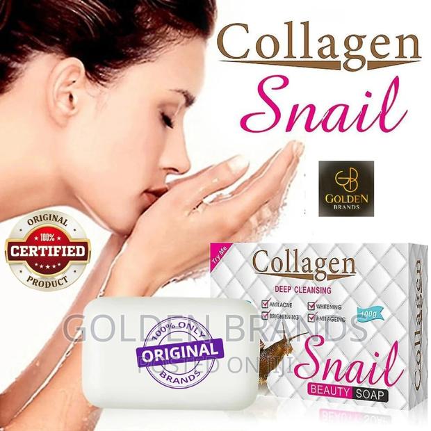 Collagen Snail Deep Cleansing Beauty Soap - thumbnail 3
