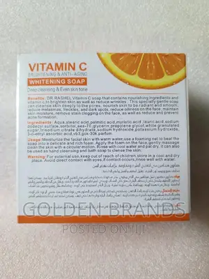Dr. Rashel Vitamin C Brightening Anti-Aging Whitening Soap