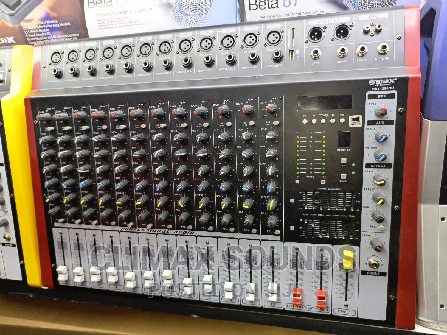 Max 12 Channel Powered Mixers