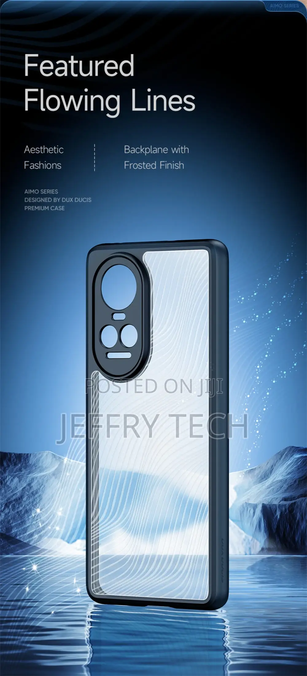 Shockproof Hard Case for OPPO Reno 10 10 Pro AIMO Matte Tran