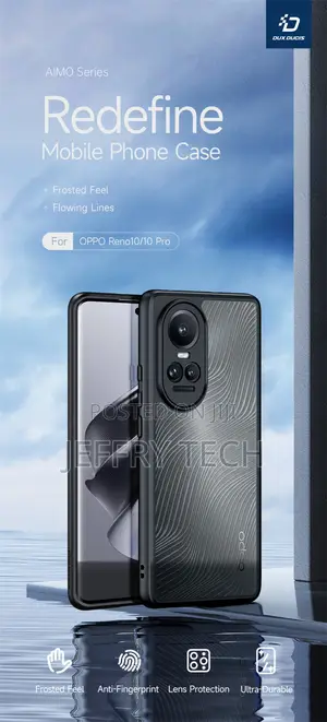 Shockproof Hard Case for OPPO Reno 10 10 Pro AIMO Matte Tran