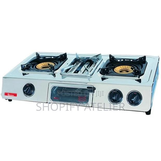 Ramtoms Stainless 2 Gas Burner - main view
