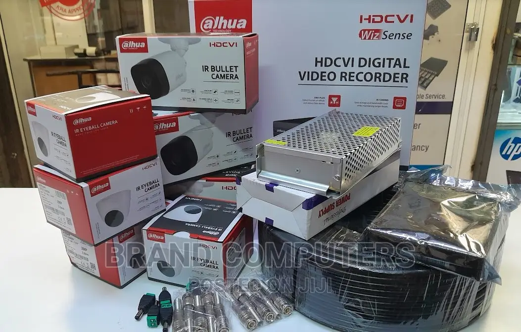 8 Channel Dahua CCTV Complete Cameras Kit With Night Vision