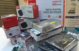 Full Kit Dahua 8 CCTV Cameras Complete System Package Kit