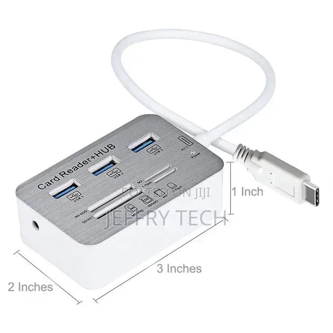 Basix 7 in 1 Usb Type C Hub High Speed Usb-C 3.1 USB Hubs